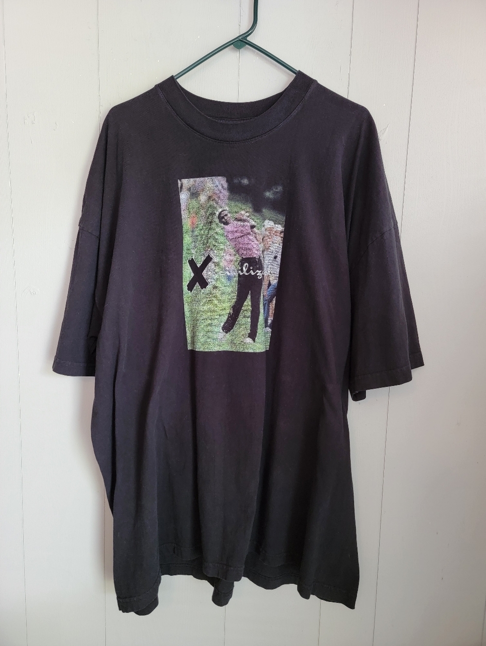 Michael Jordan Golf Men's Photographic Black T-Shirt